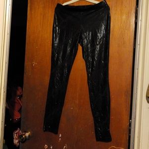 Express snakeskin leggings